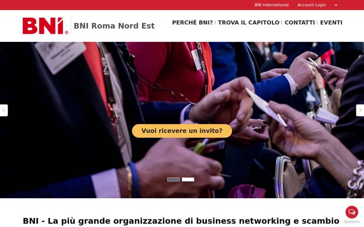 Screenshot of bni-romanordest.it