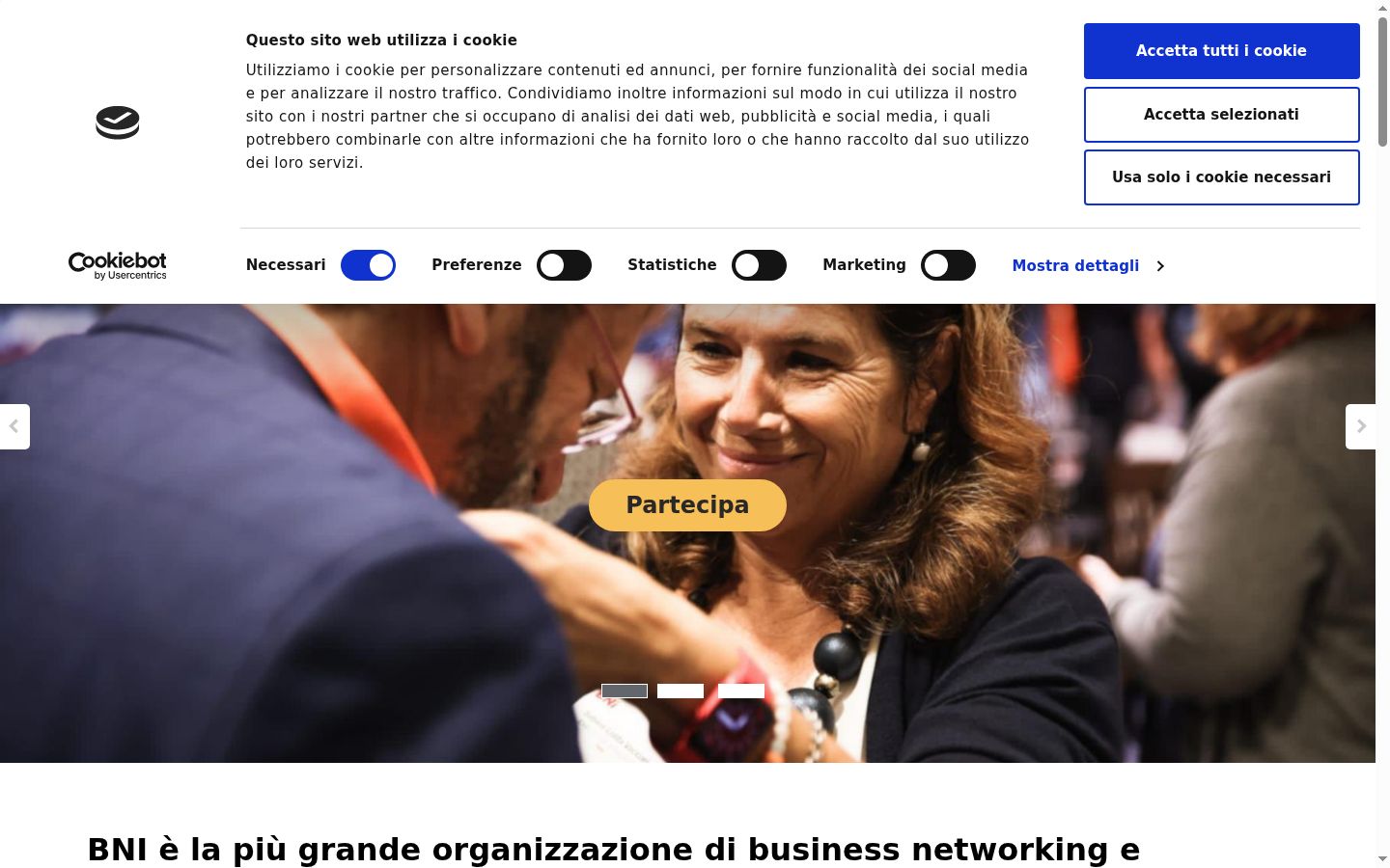 Capture d'écran de la bannière de consentement affichée avant toute interaction