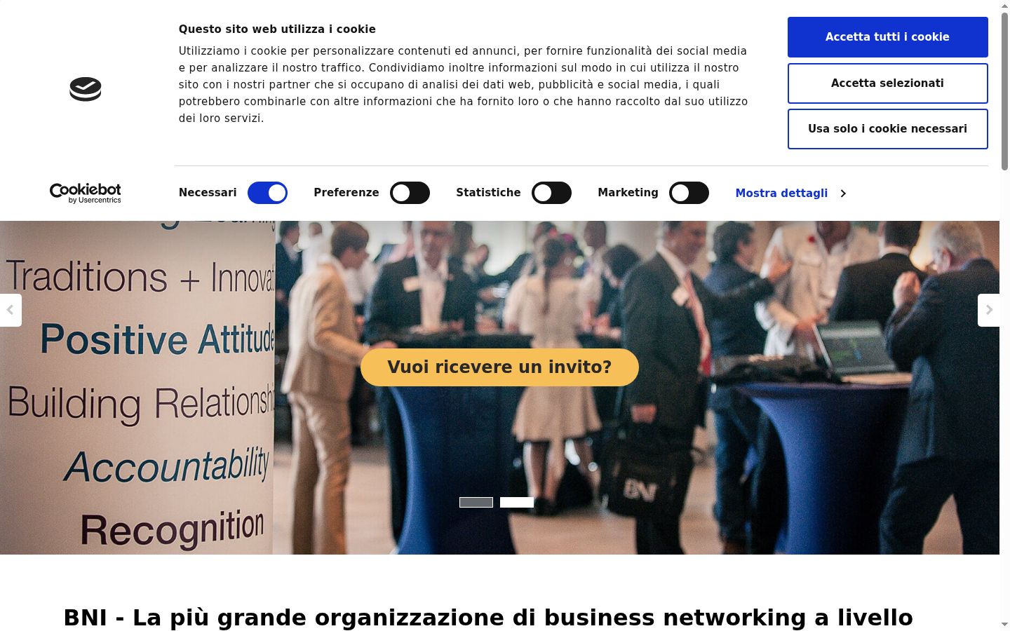 Screenshot des Einwilligungsbanners vor jeglicher Interaktion