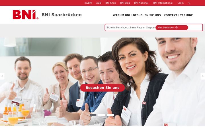 Screenshot of bni-saarbruecken.de