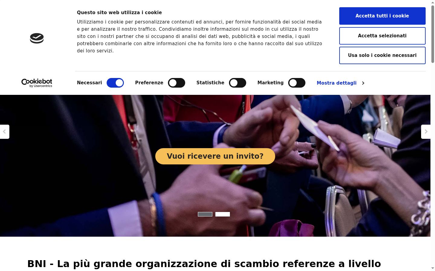 Screenshot tal-banner tal-kunsens muri qabel kwalunkwe interazzjoni