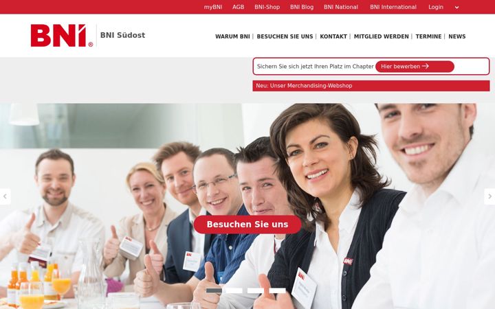 Screenshot of bni-so.de