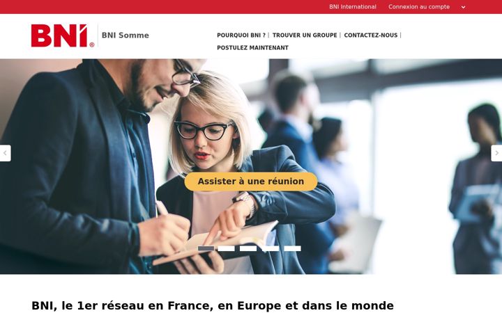 Screenshot of bni-somme.fr
