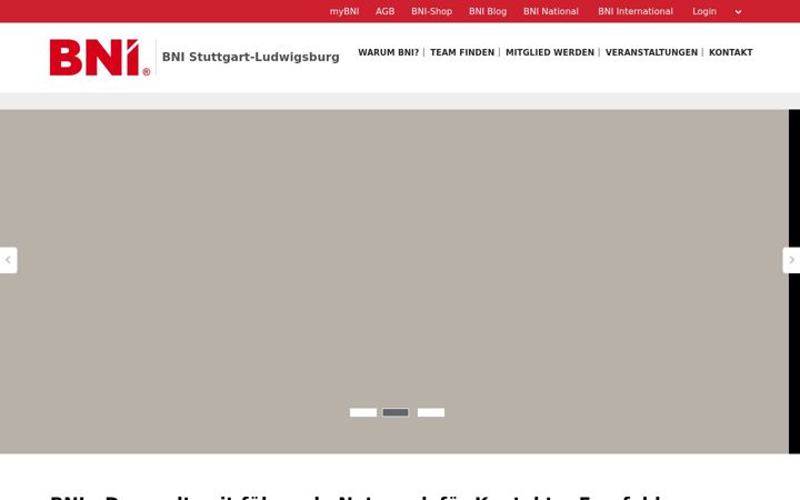 Screenshot of bni-stuttgart.com