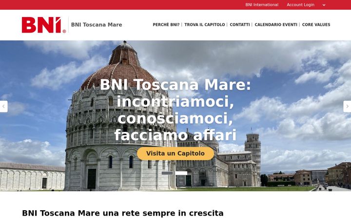 Screenshot von bni-toscanamare.it