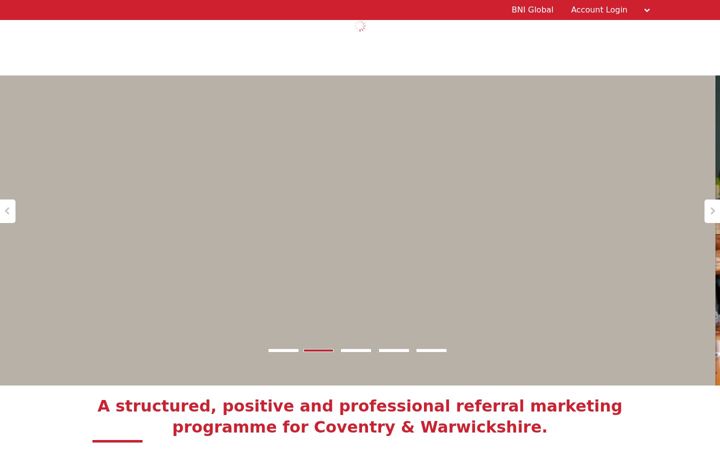 Screenshot di bni-warwickshire.co.uk