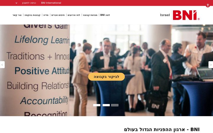 Screenshot of bni.co.il