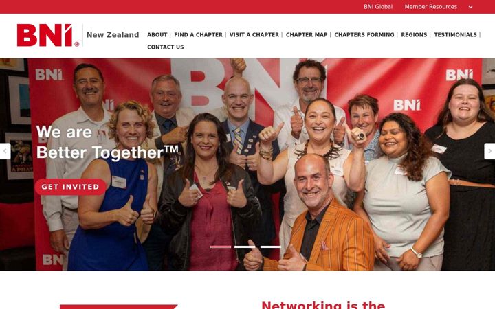Screenshot of bni.co.nz