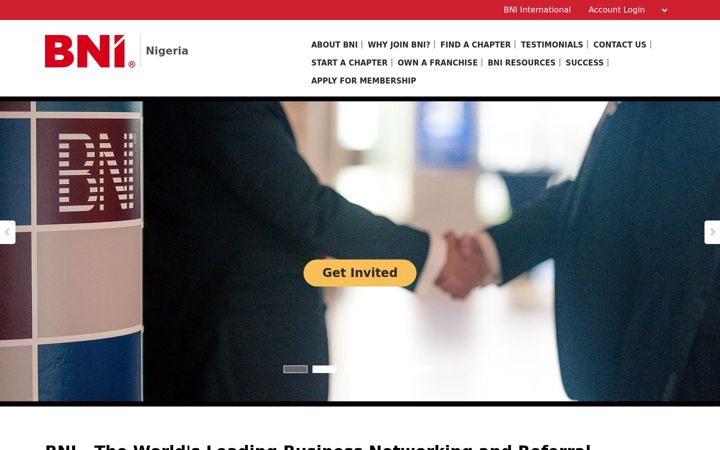 Screenshot of bni.com.ng