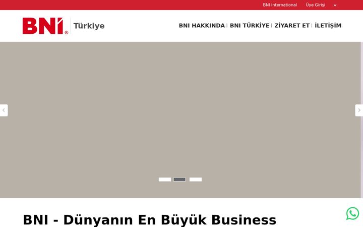 Screenshot of bni.com.tr