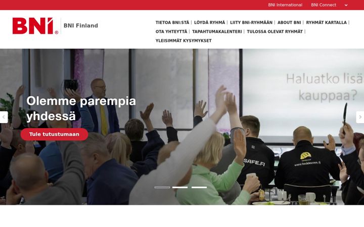 Screenshot of bni.fi