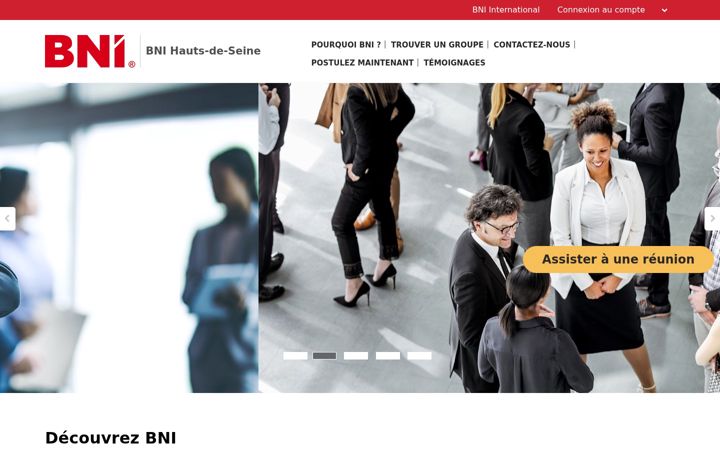 Screenshot of bni92.fr