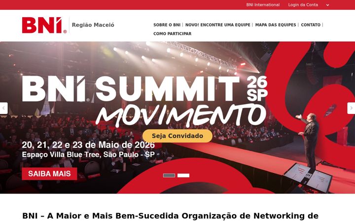 Screenshot of bnialagoas.com.br