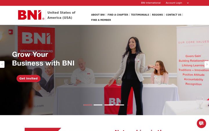 Capture d'écran de bniamerica.com
