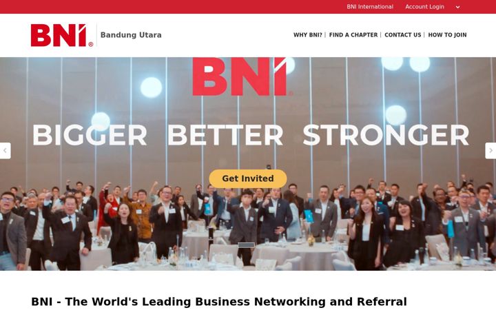 Screenshot of bnibandungutara.com
