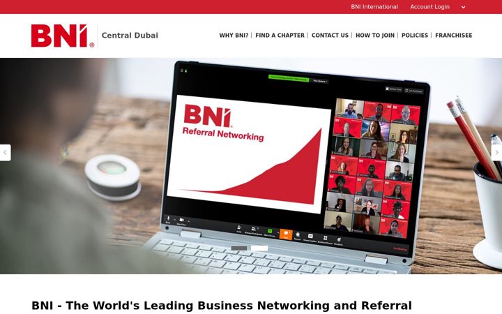 Screenshot of bnicentraldubai.ae