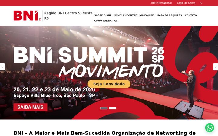 Screenshot of bnicentrosudesters.com.br