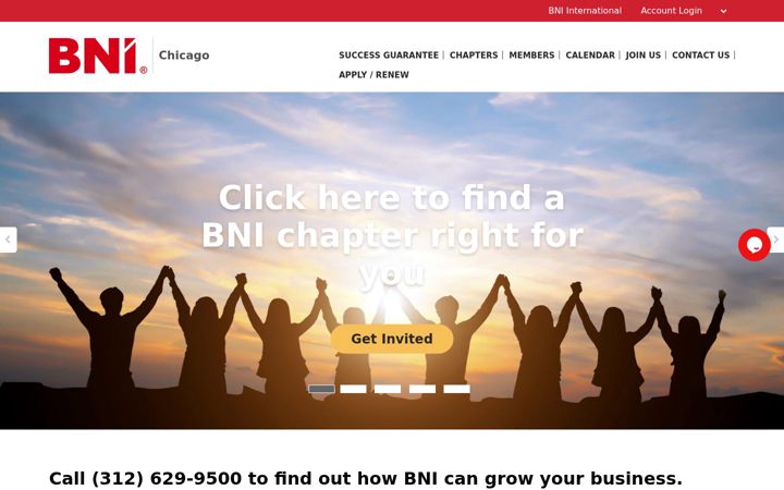 Screenshot of bnichicago.com