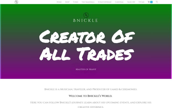 Screenshot di bnickle.com