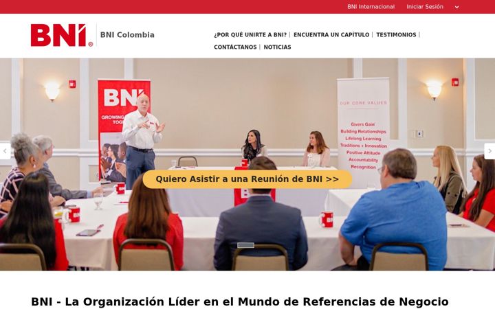 Screenshot of bnicolombia.com