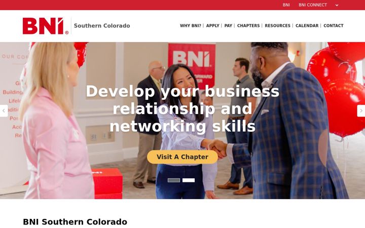 Screenshot of bnicoloradosprings.com