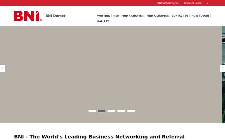 Screenshot of bnidorset.co.uk