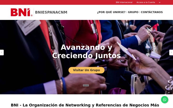 Screenshot of bniespanacnm.com