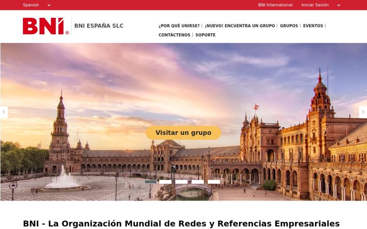 Screenshot of bniespanaslc.com