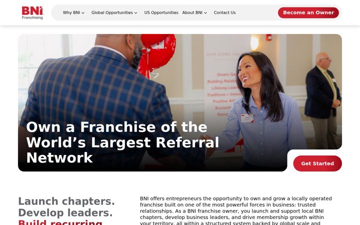 Ekrano kopija bnifranchise.com