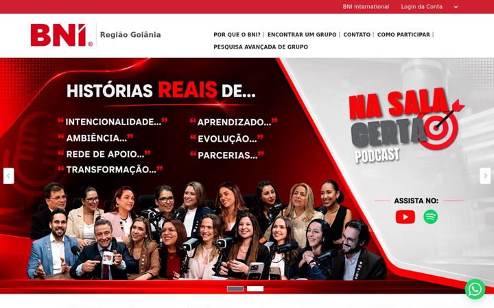 Screenshot of bnigo.com.br