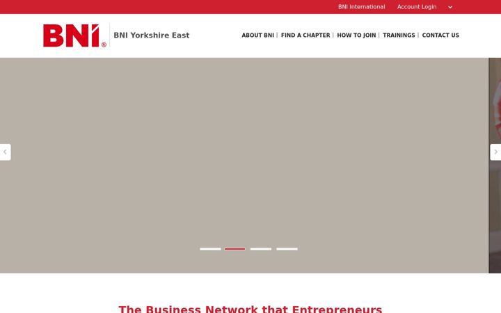 Screenshot of bnihumberside.co.uk