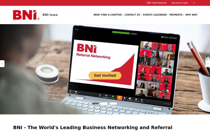 Screenshot of bniiowa.com
