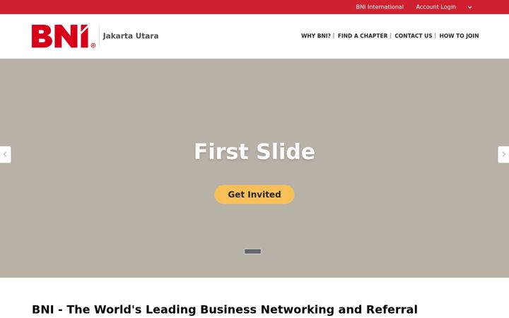 Screenshot of bnijakartautara.com