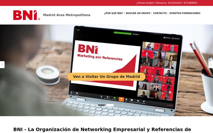 Screenshot of bnimadridcentro.com