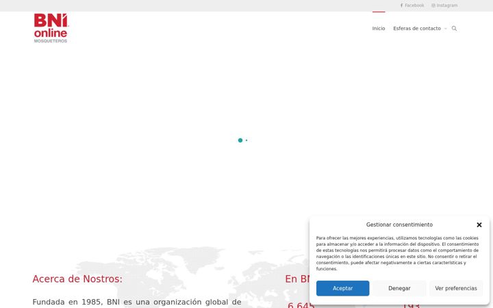 Screenshot di bnimosqueteros.com