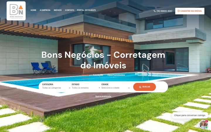 Screenshot of bnimoveis.imb.br