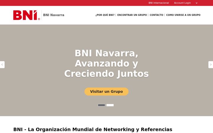 Screenshot of bninavarra.com