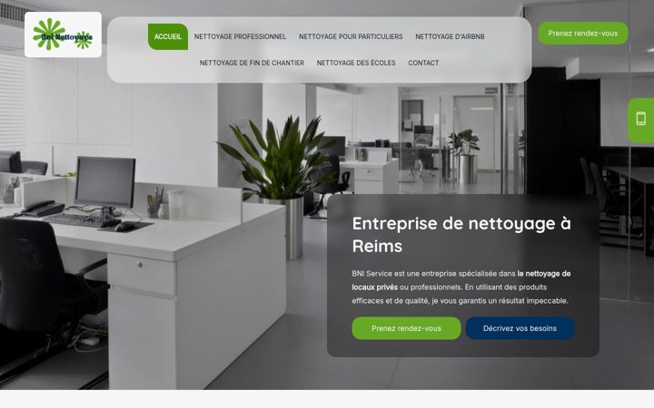 Screenshot di bninettoyage.fr