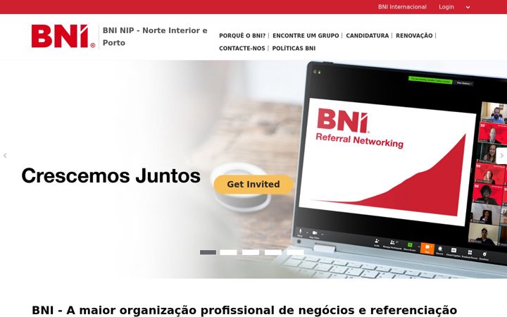Screenshot of bninip.pt