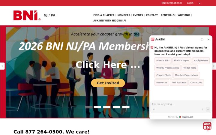 Screenshot of bninjpa.org