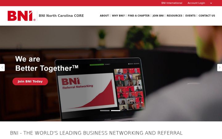 Screenshot ta' bninorthcarolinacore.com