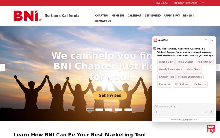 Screenshot ta' bninorthernca.com