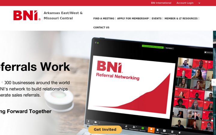 Screenshot of bnioftheozarks.com