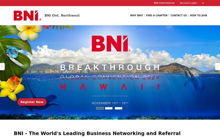 Screenshot of bnionw.ca