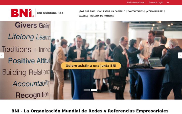 Screenshot of bniquintanaroo.mx
