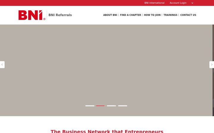 Screenshot of bnireferral.co.uk