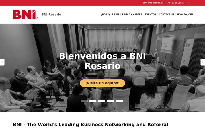 Screenshot of bnirosario.com.ar