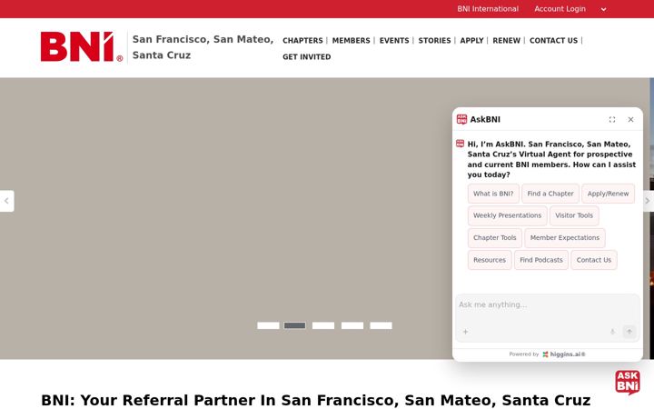 Screenshot of bnisanfrancisco.com