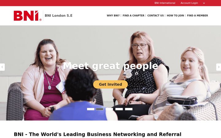 Screenshot of bniselondon.co.uk