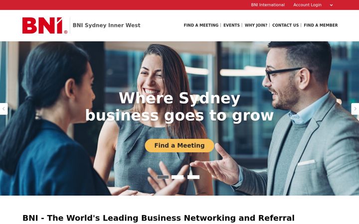 Screenshot of bnisiw.com.au